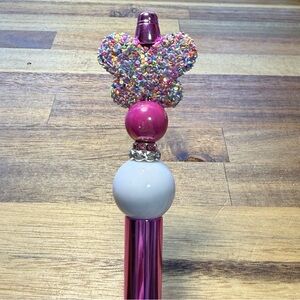 Colorful Butterfly Beaded Pen